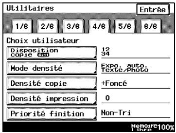KONICA MINOLTA DI3510F - Pour définir la fonction “Disposition Copie 4en1” - 1