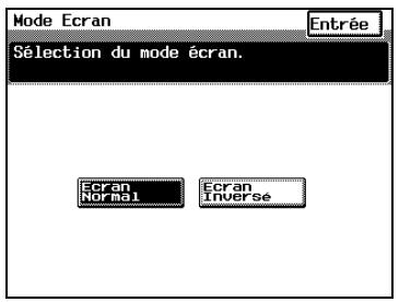 KONICA MINOLTA DI3510F - Modifier le réglage de l'affichage de l'écran (fonction "Mode Écran") - 1