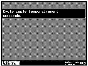 KONICA MINOLTA DI3510F - Arrêter/Reprendre/Supprimer une tâche de copie - 2