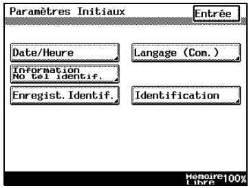 KONICA MINOLTA DI3510F - Comment configurer les informations du numéro de téléphone du télécopieur - 2