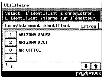 KONICA MINOLTA DI3510F - Comment enregistrer et modifier les noms d'identification - 3