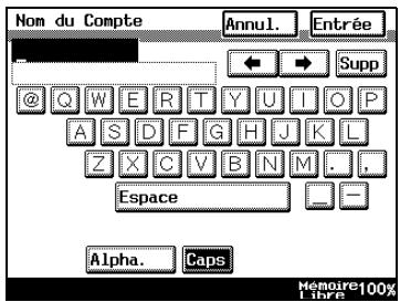 KONICA MINOLTA DI3510F - Pour enregistrer les comptes - 3