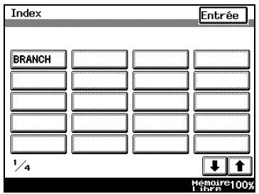 KONICA MINOLTA DI3510F - Supprimer les noms d'index - 1