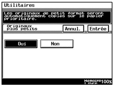 KONICA MINOLTA DI3510F - Pour définir la fonction "Originaux plus petits" - 2
