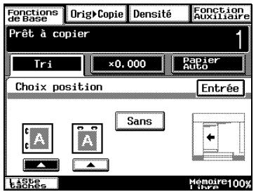 KONICA MINOLTA DI3510F - Réaliser des copies avec le paramètre d'agrafage - 3