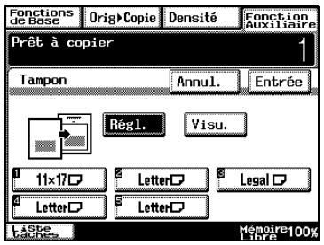 KONICA MINOLTA DI3510F - Réaliser des copies avec la fonction “Tampon” - 3