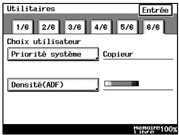 KONICA MINOLTA DI3510F - Sélection de l'écran prioritaire - 1