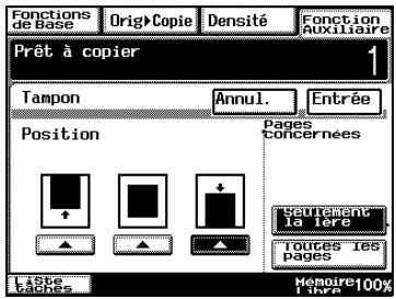KONICA MINOLTA DI3510F - Réaliser des copies avec la fonction “Tampon” - 4