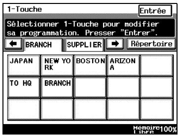 KONICA MINOLTA DI3510F - Comment enregistrer les touches 1-Touche - 3