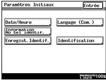 KONICA MINOLTA DI3510F - Comment configurer la langue de communication - 2