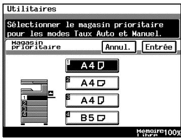 KONICA MINOLTA DI3510F - Pour définir la fonction “Magasin Prioritaire” - 2