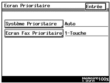 KONICA MINOLTA DI3510F - Sélection de l'écran prioritaire - 2