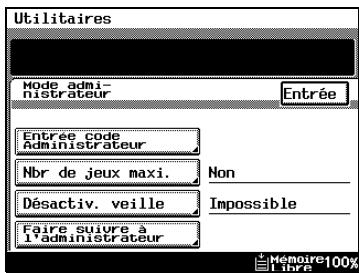 KONICA MINOLTA DI3510F - Pour spécifier une restriction au nombre de copies qui peuvent être imprimées (paramètre “Nombre de jeux max.”) - 1