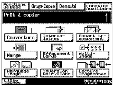 KONICA MINOLTA DI3510F - Procéder aux réglages de la fonction “Intercalaires” - 1
