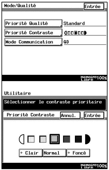 KONICA MINOLTA DI3510F - Spécification des valeurs de qualité et de mode par défaut pour l'émission - 4
