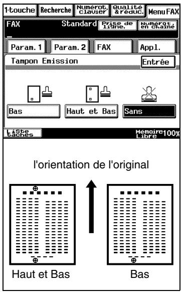 KONICA MINOLTA DI3510F - Placer un tampon daté sur le document émis - 2