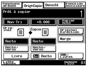 KONICA MINOLTA DI3510F - Copier un document relié - 2