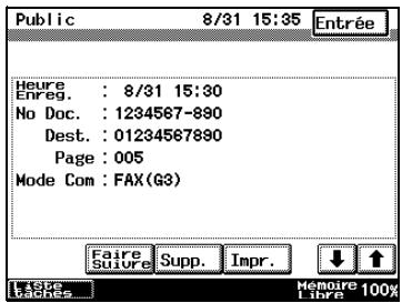 KONICA MINOLTA DI3510F - Vérification des documents généraux sauvegardés - 2
