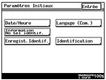 KONICA MINOLTA DI3510F - Comment enregistrer et modifier l'identifiant Fax - 2