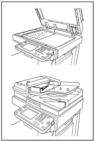 KONICA MINOLTA DI3510F - Copier tout en effaçant une zone autour du document - 2