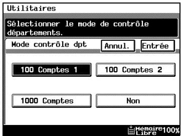 KONICA MINOLTA DI3510F - Pour activer le mode de gestion de compte - 2