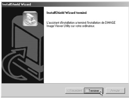 KONICA MINOLTA DIMAGE IMAGE VIEWER UTILITY 1.0 FOR DIMAGE 7/5/X/S304/S404 - Pour installer le logiciel dans le dossier par défaut (C:\Program Files\DiMAGE Image Viewer Utility), cliquer sur "Suivant". - 2