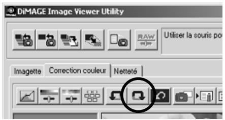 KONICA MINOLTA DIMAGE IMAGE VIEWER UTILITY FOR DIMAGE S404 - Rétablir une correction d'image annulée - 1