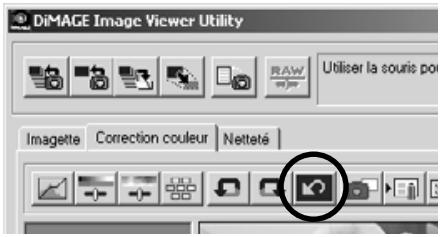 KONICA MINOLTA DIMAGE IMAGE VIEWER UTILITY FOR DIMAGE S404 - Réinitialisation de toutes les corrections d'image - 1