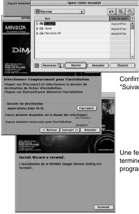 KONICA MINOLTA DIMAGE IMAGE VIEWER UTILITY FOR DIMAGE S404 - Avant d'installer le dmgage image viewer utility - 9