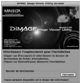 KONICA MINOLTA DIMAGE IMAGE VIEWER UTILITY FOR DIMAGE S404 - Avant d'installer le dmgage image viewer utility - 8