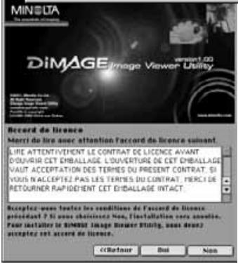 KONICA MINOLTA DIMAGE IMAGE VIEWER UTILITY FOR DIMAGE S404 - Avant d'installer le dmgage image viewer utility - 7