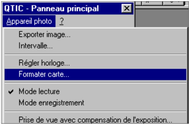 KONICA MINOLTA DIMAGE V SOFTWARE-WIN - FÜRMATAGE DES CARTES-MÉMOIRE - 1