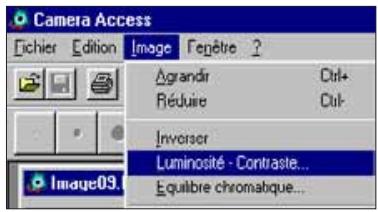 KONICA MINOLTA DIMAGE V SOFTWARE-WIN - RéGLAGE DE LA LUMINOSITE ET DU CONTRASTE - 2