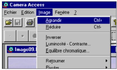 KONICA MINOLTA DIMAGE V SOFTWARE-WIN - Commandes agrandir/réduire: - 1