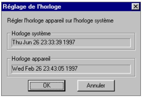 KONICA MINOLTA DIMAGE V SOFTWARE-WIN - RéGLAGE DE L'HORLOGE DE L'APPAREIL - 2