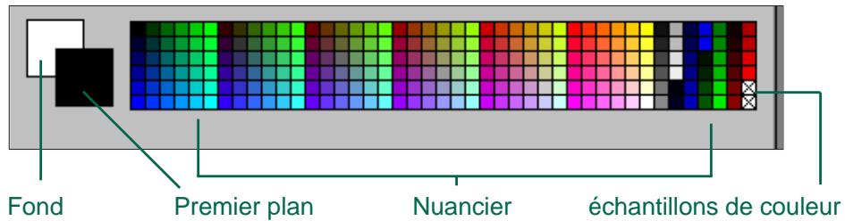 KONICA MINOLTA DIMAGE V SOFTWARE-WIN - Palette de couleurs: - 1