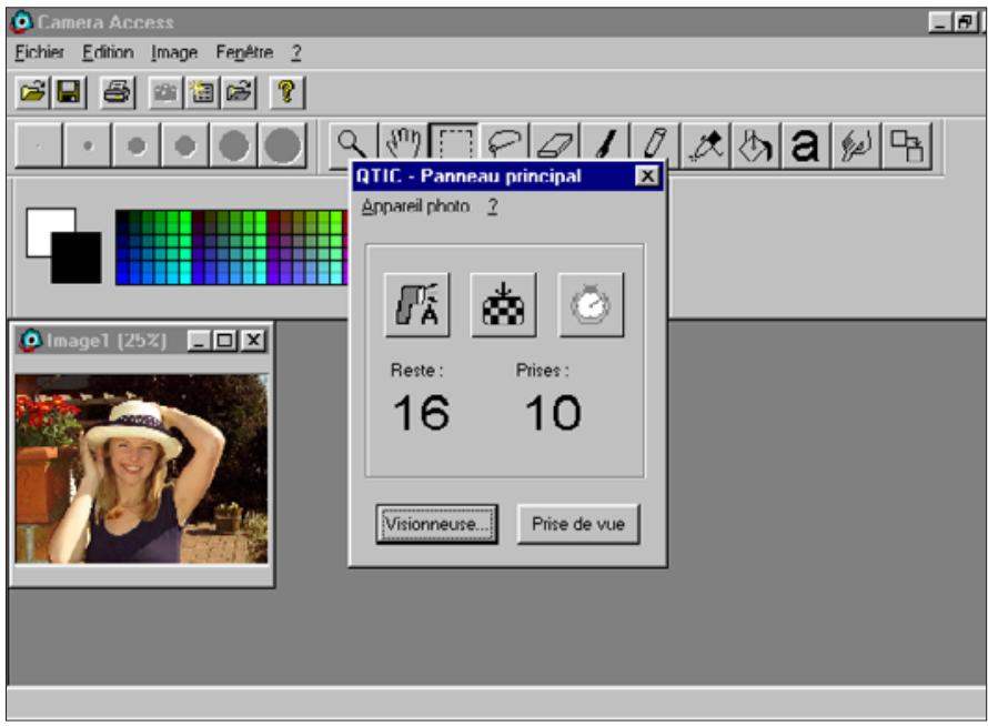 KONICA MINOLTA DIMAGE V SOFTWARE-WIN - Double-clic sur une imagette: - 2