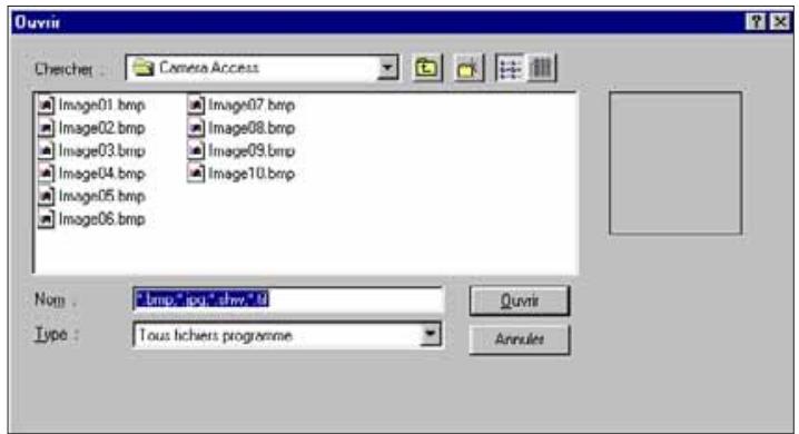 KONICA MINOLTA DIMAGE V SOFTWARE-WIN - OUVERTURE D'UN FICHIER IMAGE: - 3