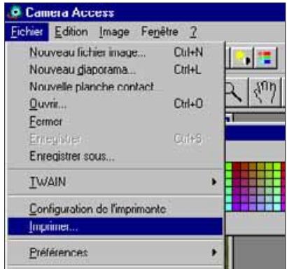 KONICA MINOLTA DIMAGE V SOFTWARE-WIN - IMPRESSION DES IMAGES - 1