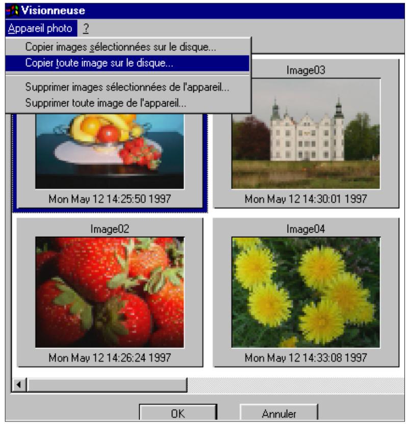 KONICA MINOLTA DIMAGE V SOFTWARE-WIN - COPIE DE TOUTES LES IMAGES - 1