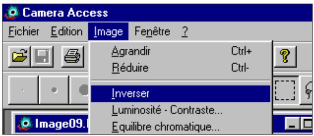 KONICA MINOLTA DIMAGE V SOFTWARE-WIN - INVERSION DE L'IMAGE - 2