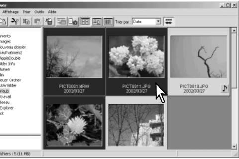 KONICA MINOLTA DIMAGE VIEWER VER2.0 - Copier des images dans un autre dossier - 1