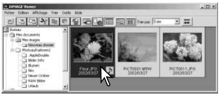 KONICA MINOLTA DIMAGE VIEWER VER2.0 - Affichage d'images dans la fenêtre de correction d'image - 1