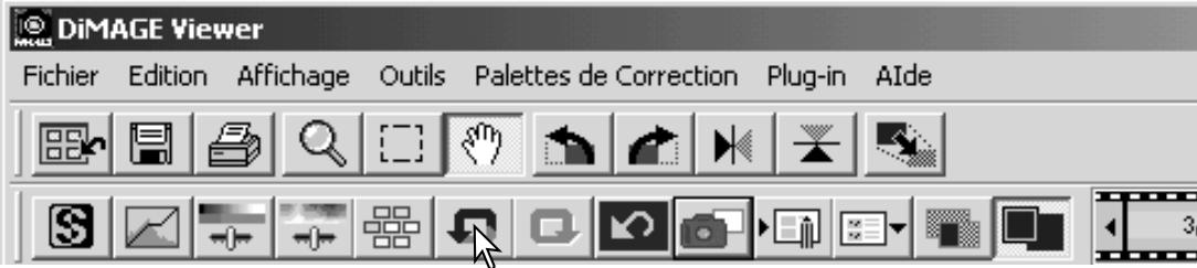 KONICA MINOLTA DIMAGE VIEWER VER2.0 - Annuler et rétablir les corrections d'images - 1