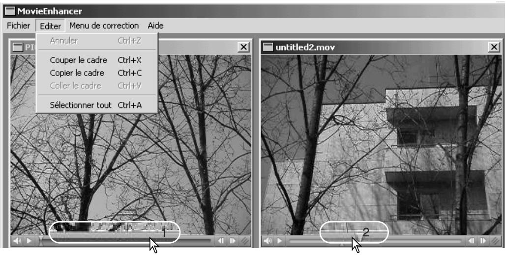KONICA MINOLTA DIMAGE VIEWER VER2.0 - Copier une séquence vidéo sur une autre - 1
