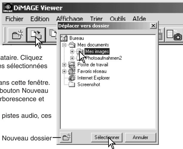 KONICA MINOLTA DIMAGE VIEWER VER2.0 - Déplacer des images dans un autre dossier - 2