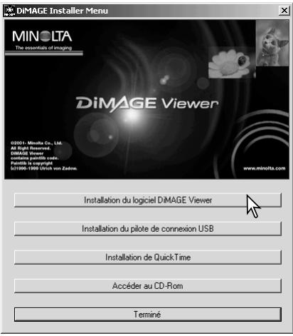 KONICA MINOLTA DIMAGE VIEWER VER2.0 - Installation du DiMAGE Viewer – Windows - 1
