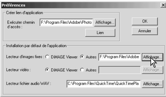 KONICA MINOLTA DIMAGE VIEWER VER2.0 - Personnalisation de Viewer – Préférences - 1