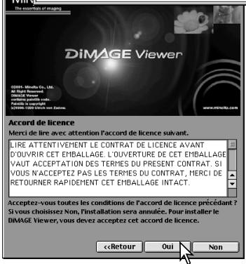 KONICA MINOLTA DIMAGE VIEWER VER2.1 - Installation du DiIMAGE Viewer – Macintosh - 4