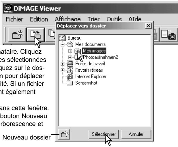 KONICA MINOLTA DIMAGE VIEWER VER2.1 - Déplacer des images dans un autre dossier - 2